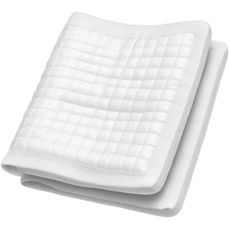 folded clean gauze pad emoji