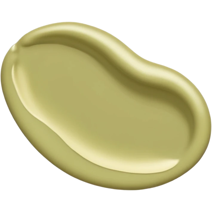 Pale olive cream swatch smear emoji