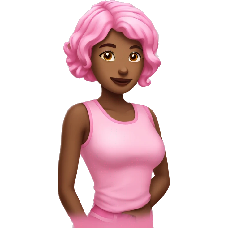 the word perfect pink them emoji