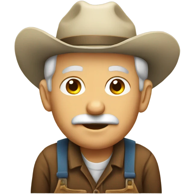 farmer old emoji