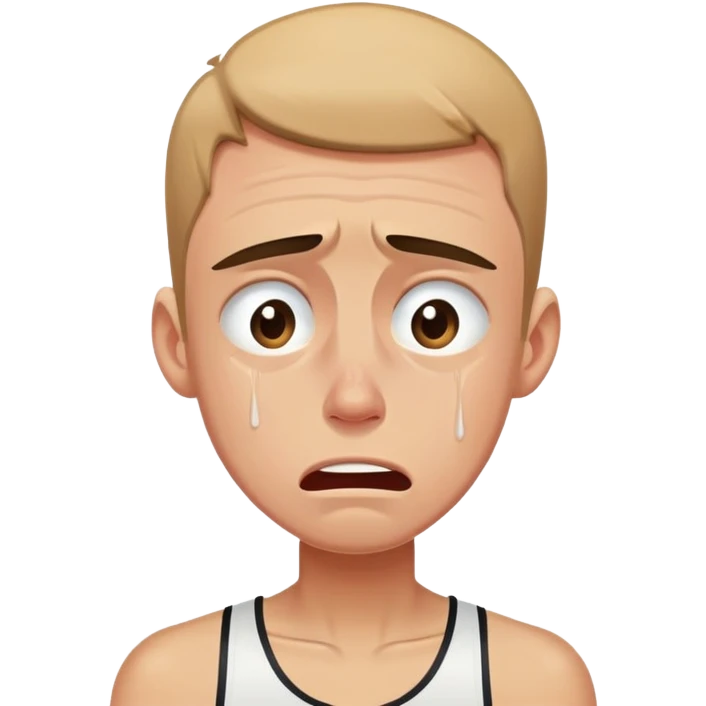 skinny athlete crying emoji