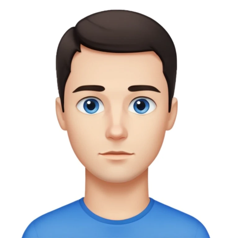 Man with perfect jawline emoji