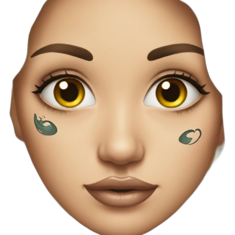 face tattoos emoji