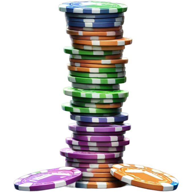 Poker chips emoji