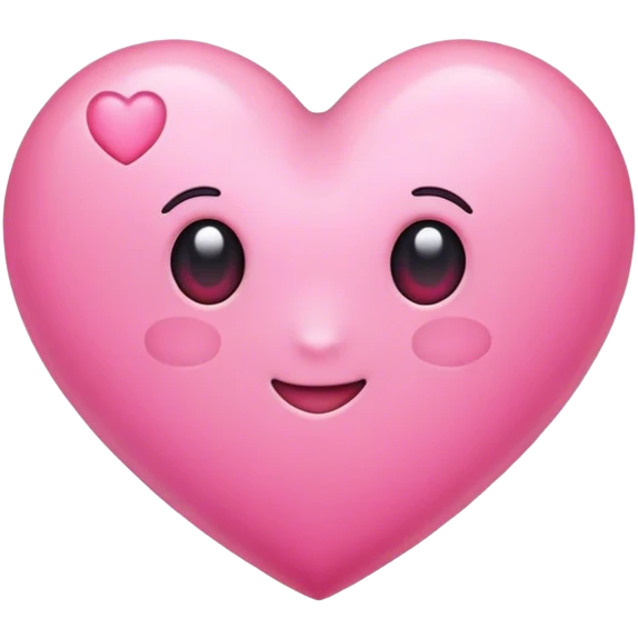 Pastell pink Heart  emoji