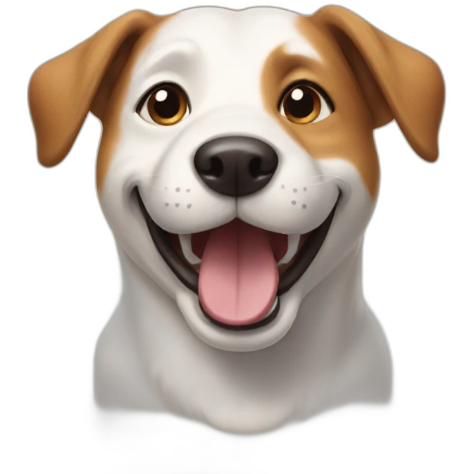 happy dog emoji