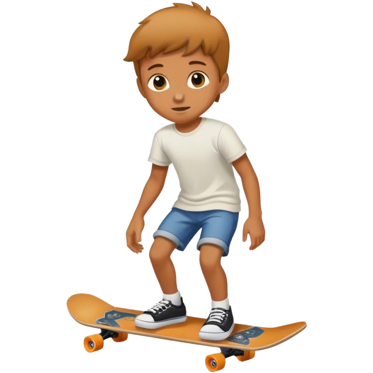 Boy on a skateboard  emoji