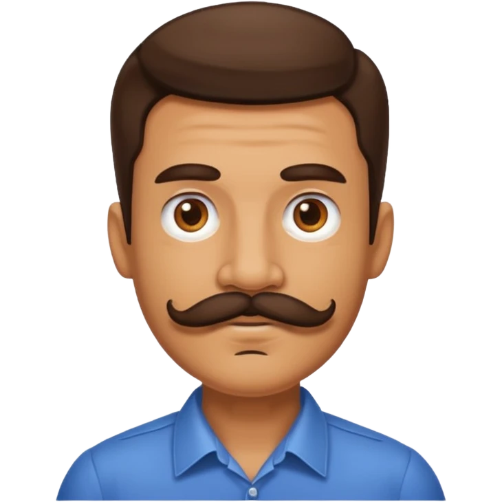 Man with mustache adolf  emoji