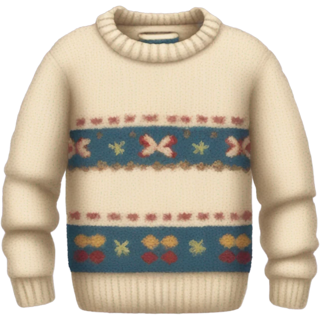 A cute and cozy sweater  emoji
