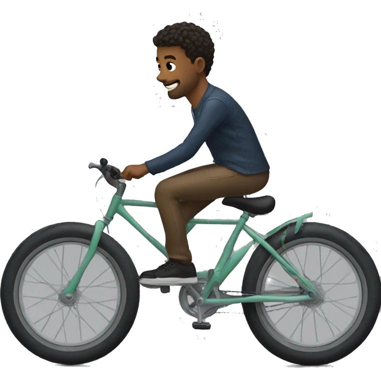 Alex on bike  emoji