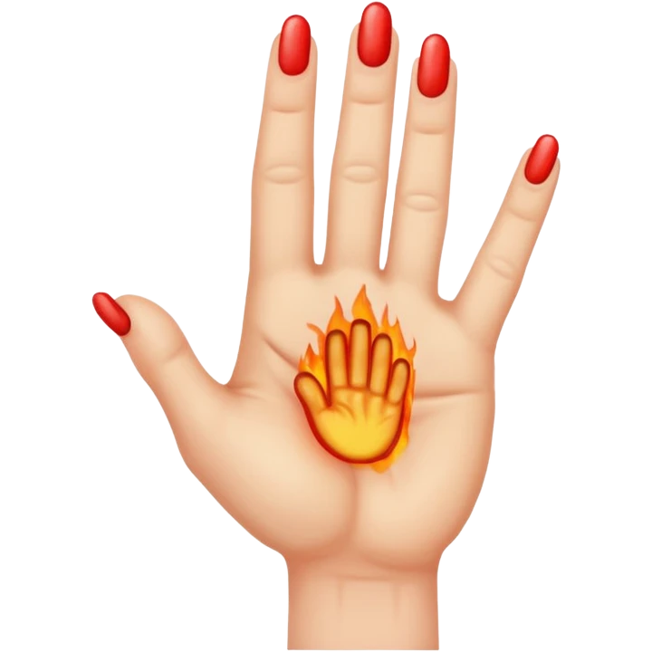 trigger finger hand emoji