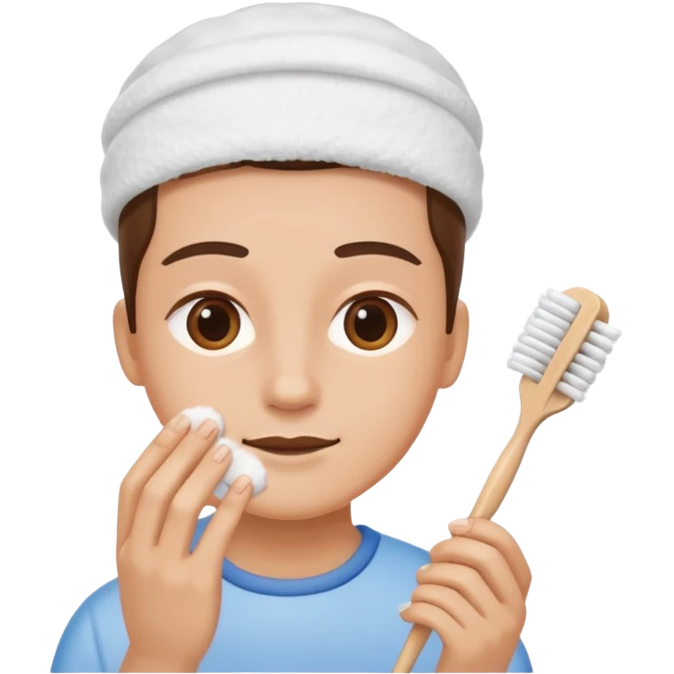 cleaning nail brush emoji emoji