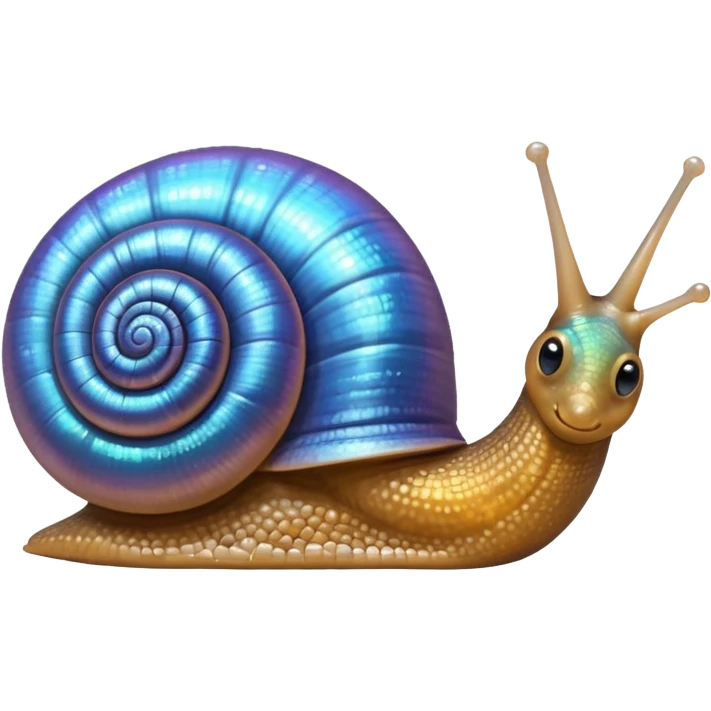 shiny snail emoji
