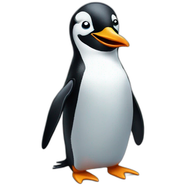 Penguin sobbing emoji