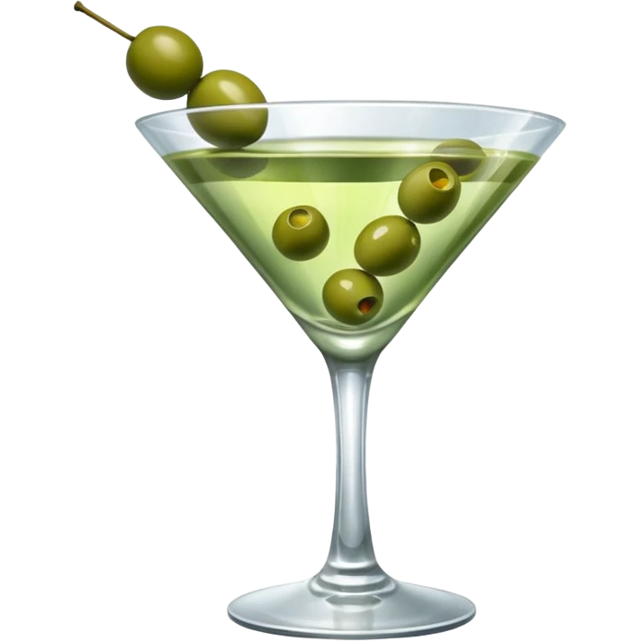 martini with olives emoji