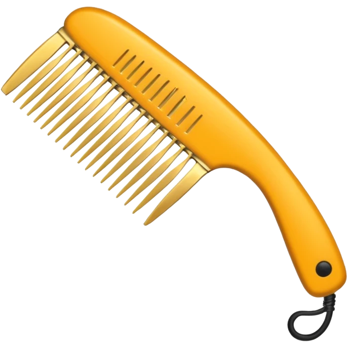 hairdressing comb emoji