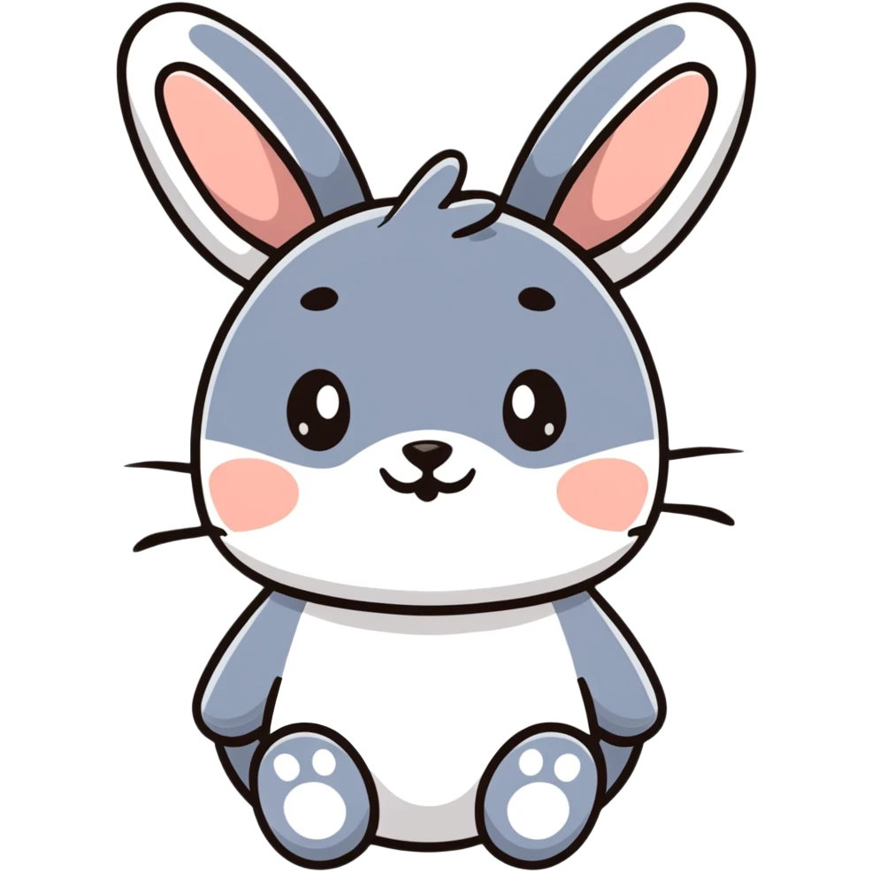 a cute rabbit emoji