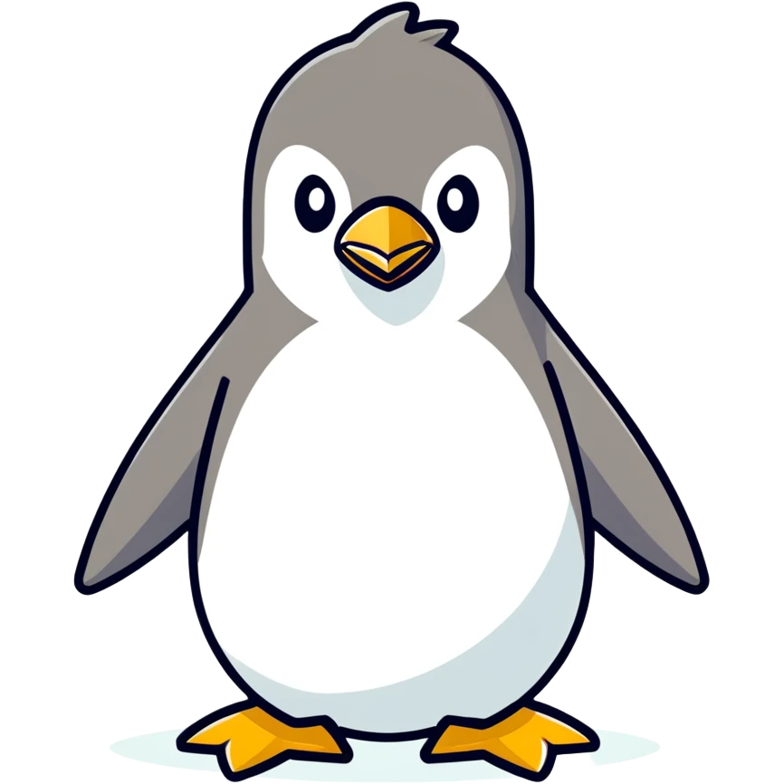 An angry penguin emoji