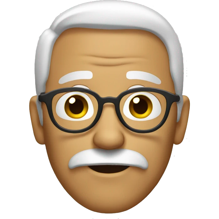 Old man with goatee  emoji