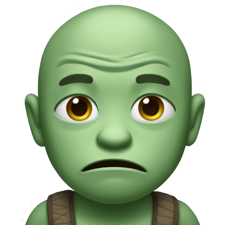 upset grogu emoji