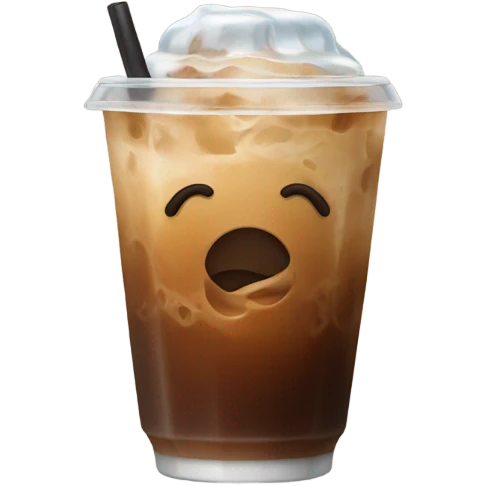 Iced coffee emoji