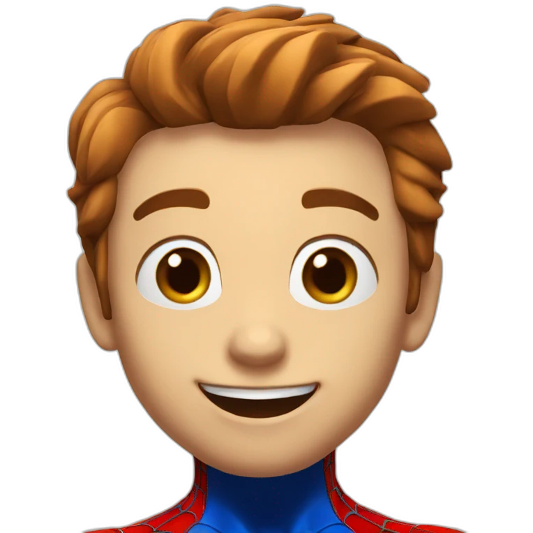 Spider-man says hi emoji