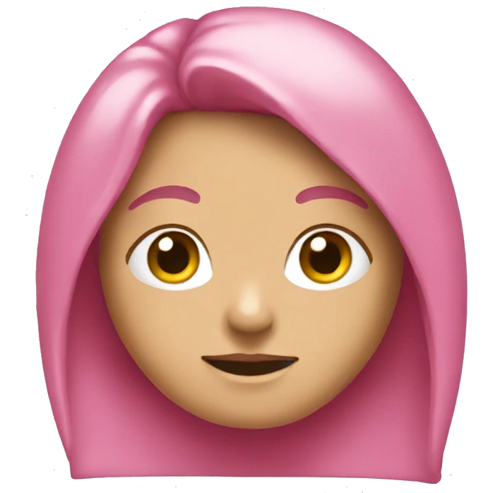 Pink emoji