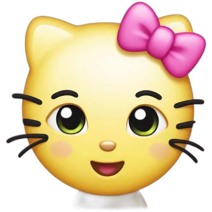 Hello kitty emoji