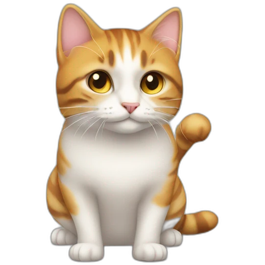 Chat sur tortu emoji