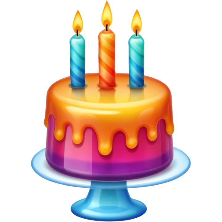  jelly on birthday candle emoji