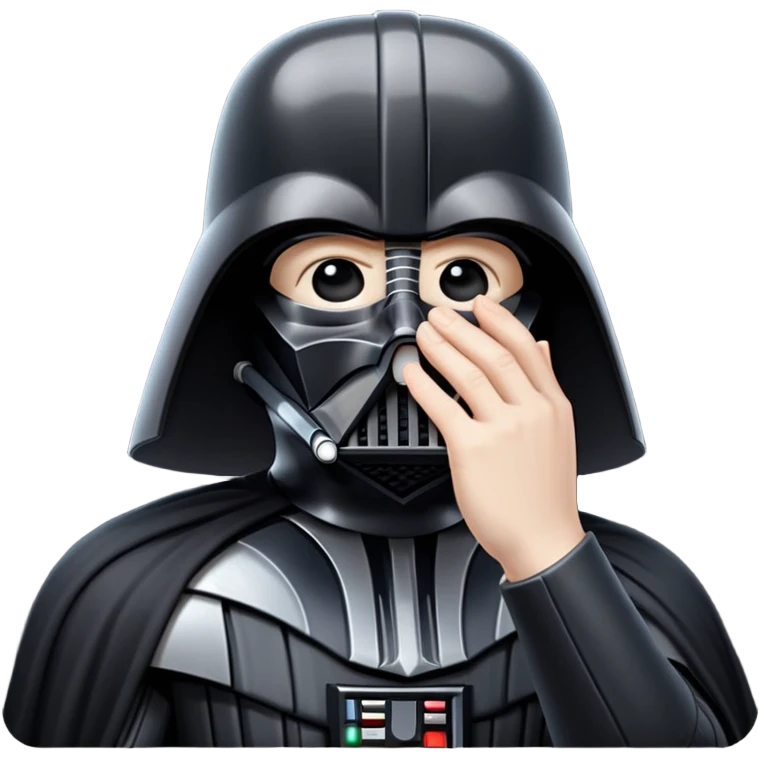 Dart vader facepalm emoji