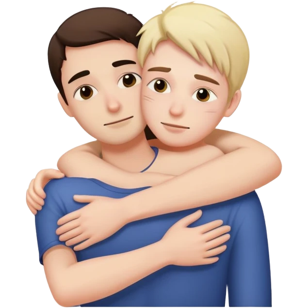 Zwei Leute umarmen sich und der eine versucht ihn zu töten emoji