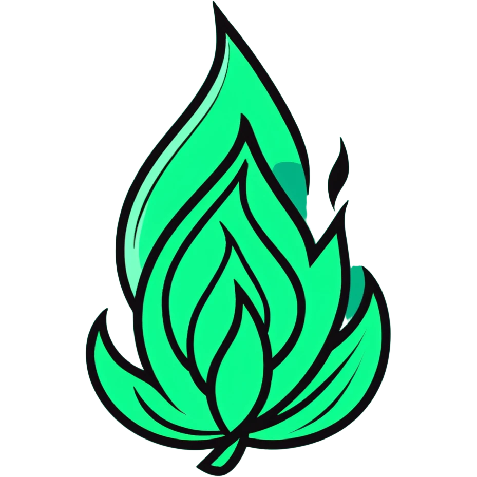 Emerald Flames emoji