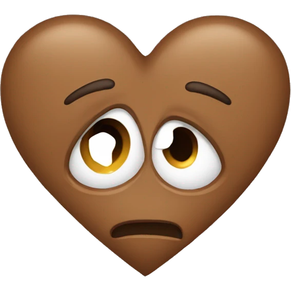brown heart emoji