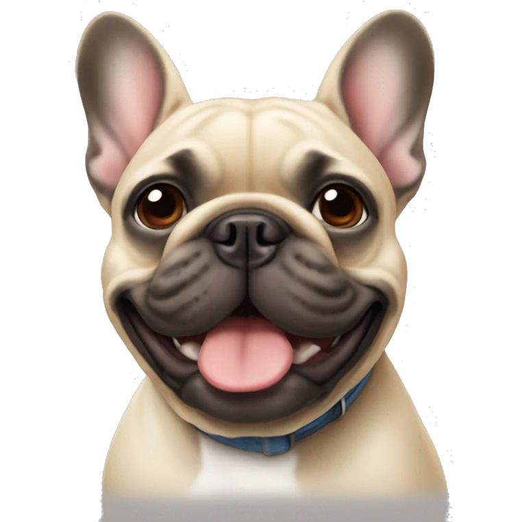 French bulldog emoji