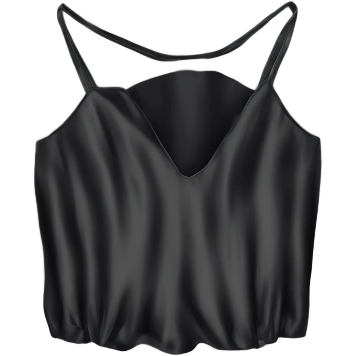 black silk camisole emoji