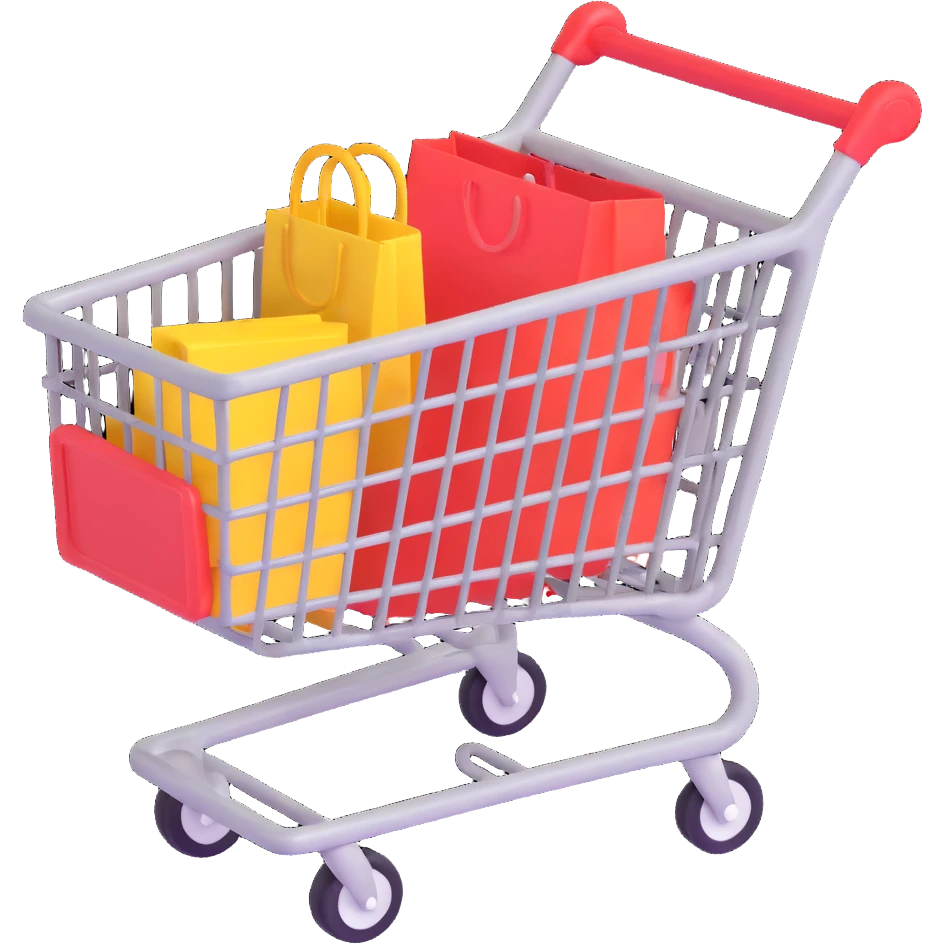shopping cart emoji