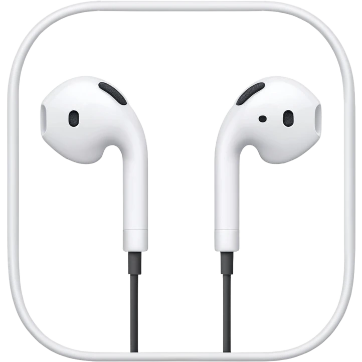 EarPods headphones emoji