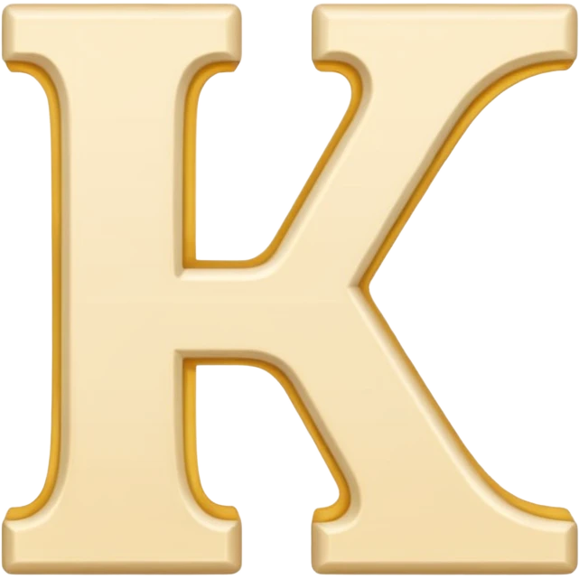 Letter Cream-colored emoji
