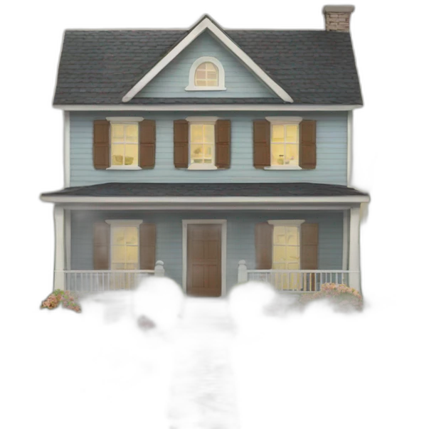 house with a garden emoji