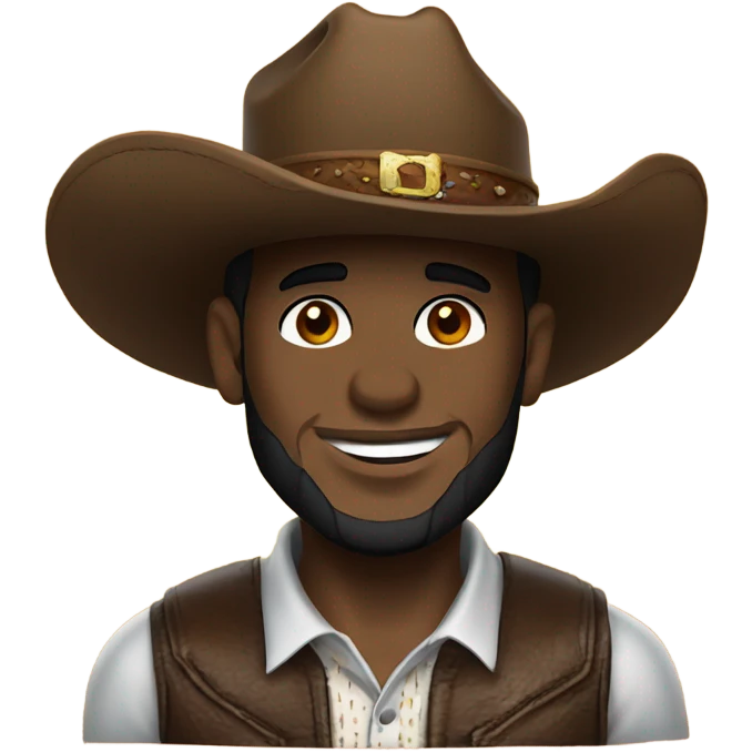 LeBron James wearing a cowboy hat  emoji
