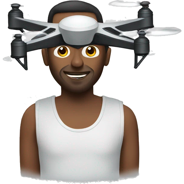 man with drone emoji