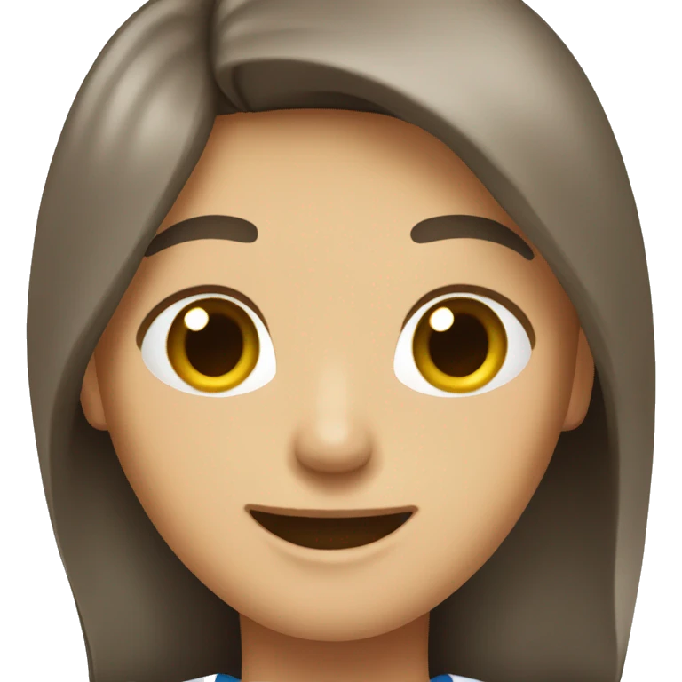 dentist hemale long brown hair emoji