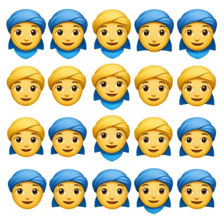 Create some emojis with many activities, also use Ukrainian vyshyvanka  emoji