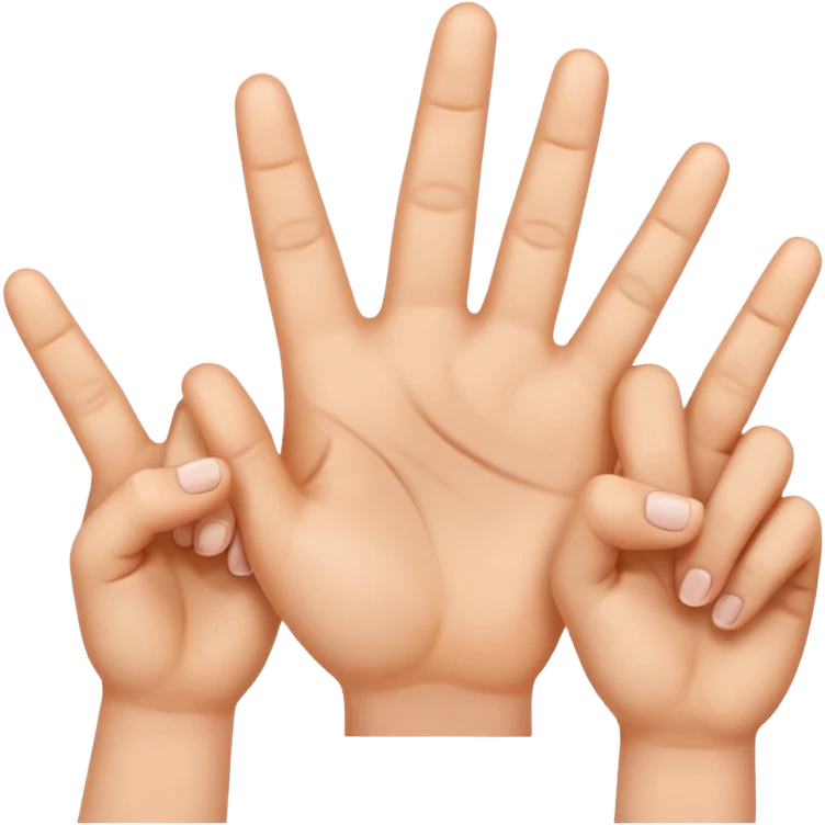 3 fingers emote  emoji