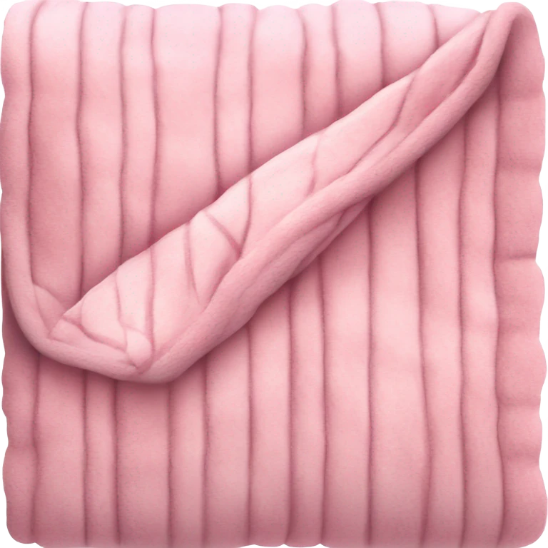 Cozy warm blanket pink  emoji