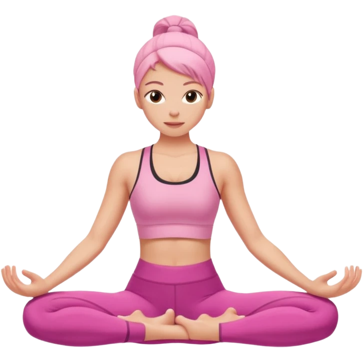 pink pilates emoji