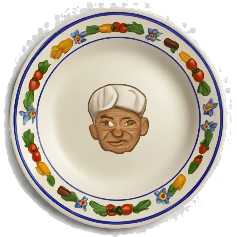 Traditional Romanian plate  emoji