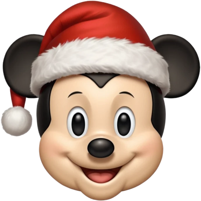 mickey christmas emoji