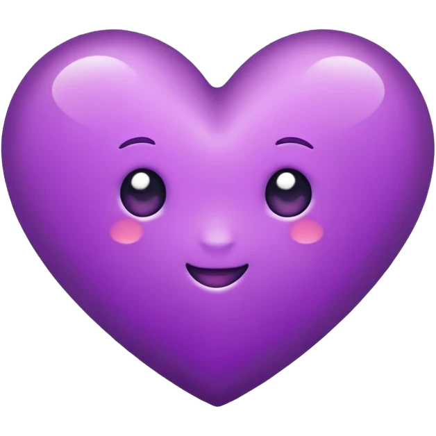cute Purple Heart emoji